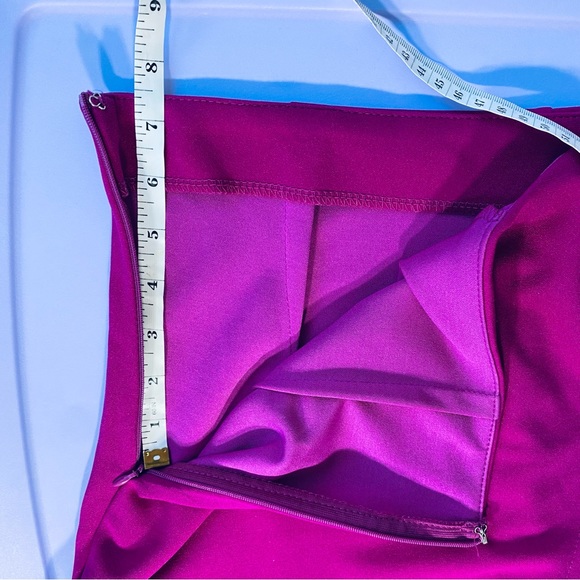 Royal Fuchsia Violet Split Skorts - Picture 10 of 15